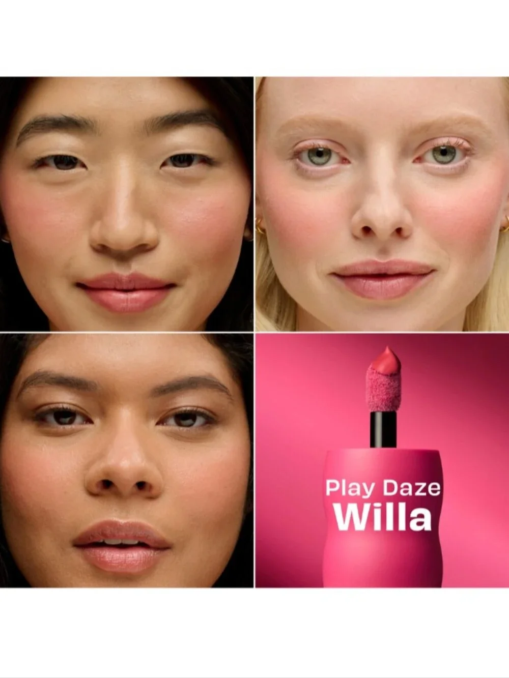 🎉2•$20/3•$28🎉 BENEFIT COSMETICS Play Daze Airy Liquid Blush In Willa